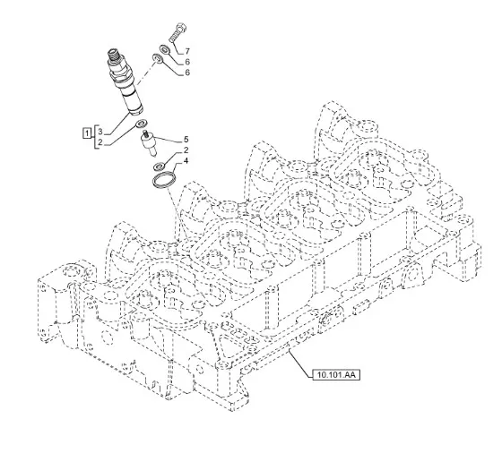 504254390 - Форсунка ДВС